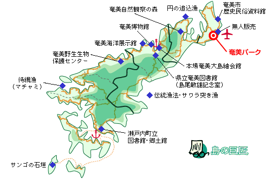 大島の基本マップ